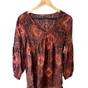 Billabong boho Women's burgundy Dress